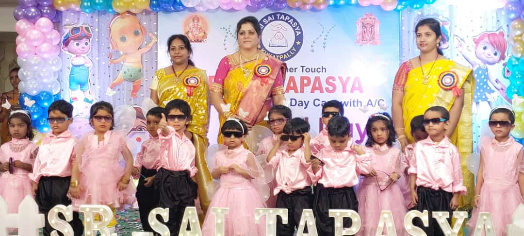 Sri Sai Tapasya Day Care & Primary School - Feel the mother's stretch expands, adding depth and significance to the experience.